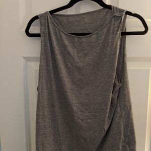 Gray Athleta Workout Top